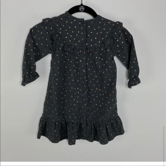 Louis Louise Girls Polka Dotted Ruffle Dress - Picture 1 of 5
